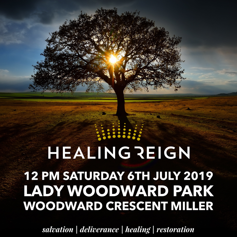 Healing Reign outreach,  Saturday 6th July 2019