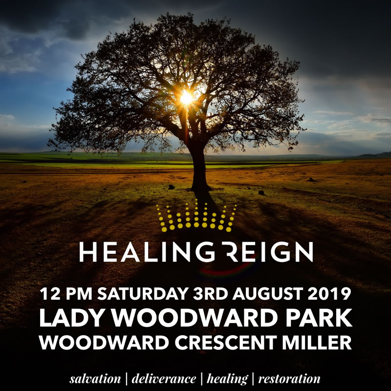 Healing Reign outreach,  Saturday 3rd August 2019